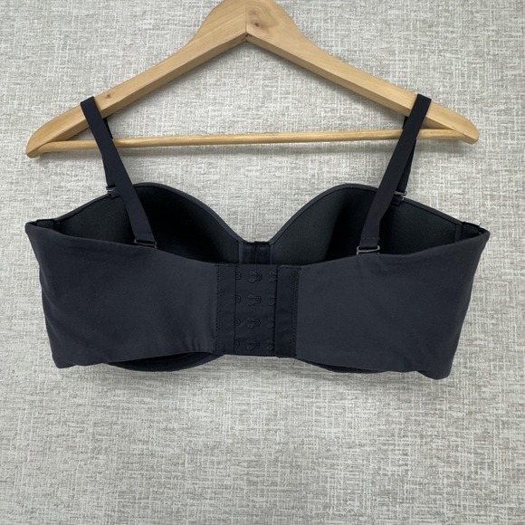Skims Bra Womens 36DD Black Underwire T Shirt Convertible Padded Lined Everyday - Picture 4 of 8